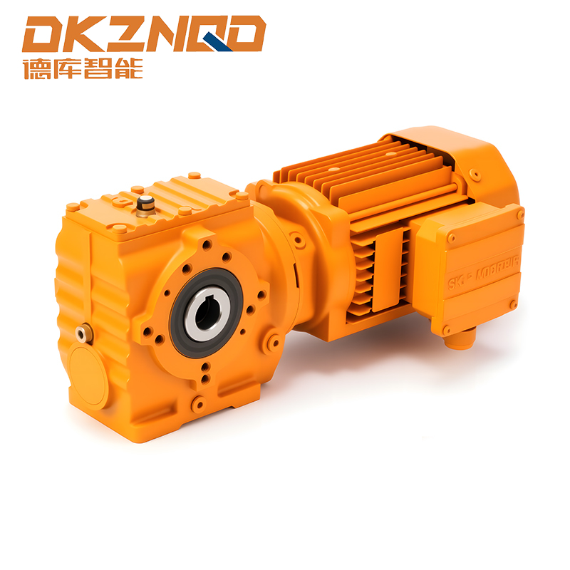 Motor redutor de engrenagem helicoidal horizontal de ângulo reto série K