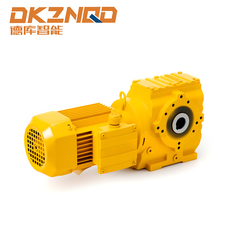 Motor de engrenagem helicoidal montado sobre pés de alto torque série S