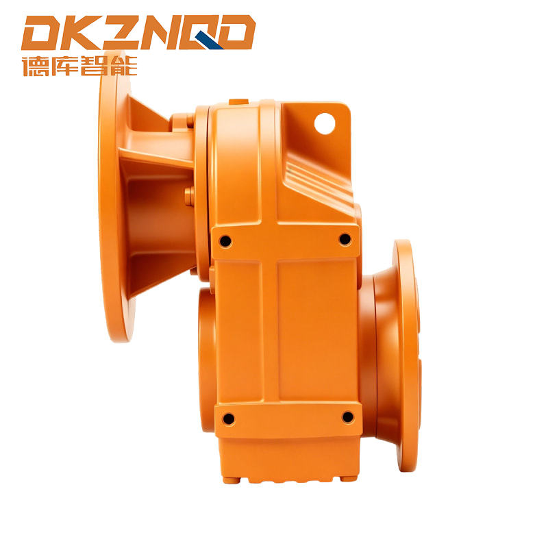 Motorredutor helicoidal montado com braço de torque série FAT