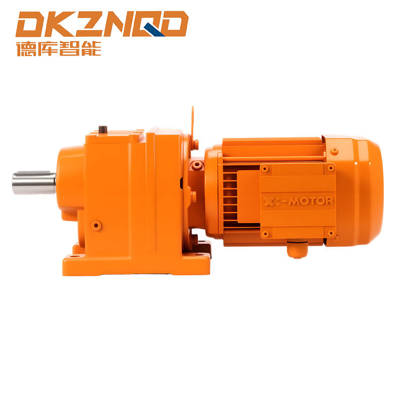 Motor redutor helicoidal série R com motor CA | Redutor de velocidade industrial